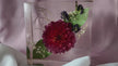 Video Quadrat 15x15cm aus Resin(Epoxidharz) mit konservierten Blumen